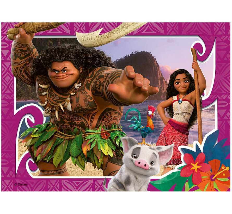 Ravensburger Disney Moana 2: 12, 16,  20, 24pcs  XXL - 4 in a Box