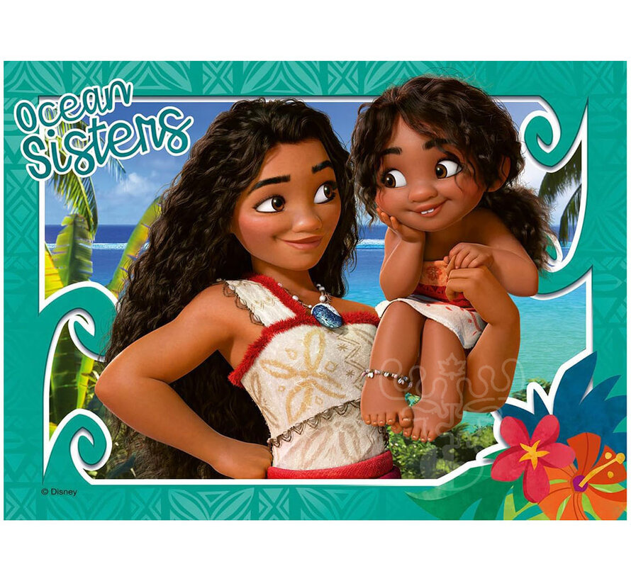 Ravensburger Disney Moana 2: 12, 16,  20, 24pcs  XXL - 4 in a Box