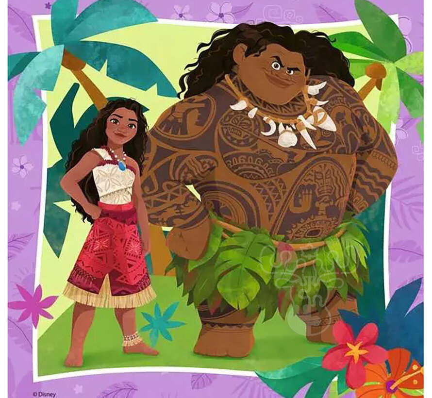 Ravensburger Disney Moana 2: Off To New Adventures Puzzle 3 x 49pcs