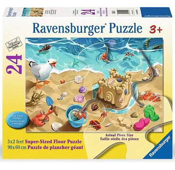 Ravensburger Ravensburger Fun at the Beach Giant Floor Puzzle 24pcs