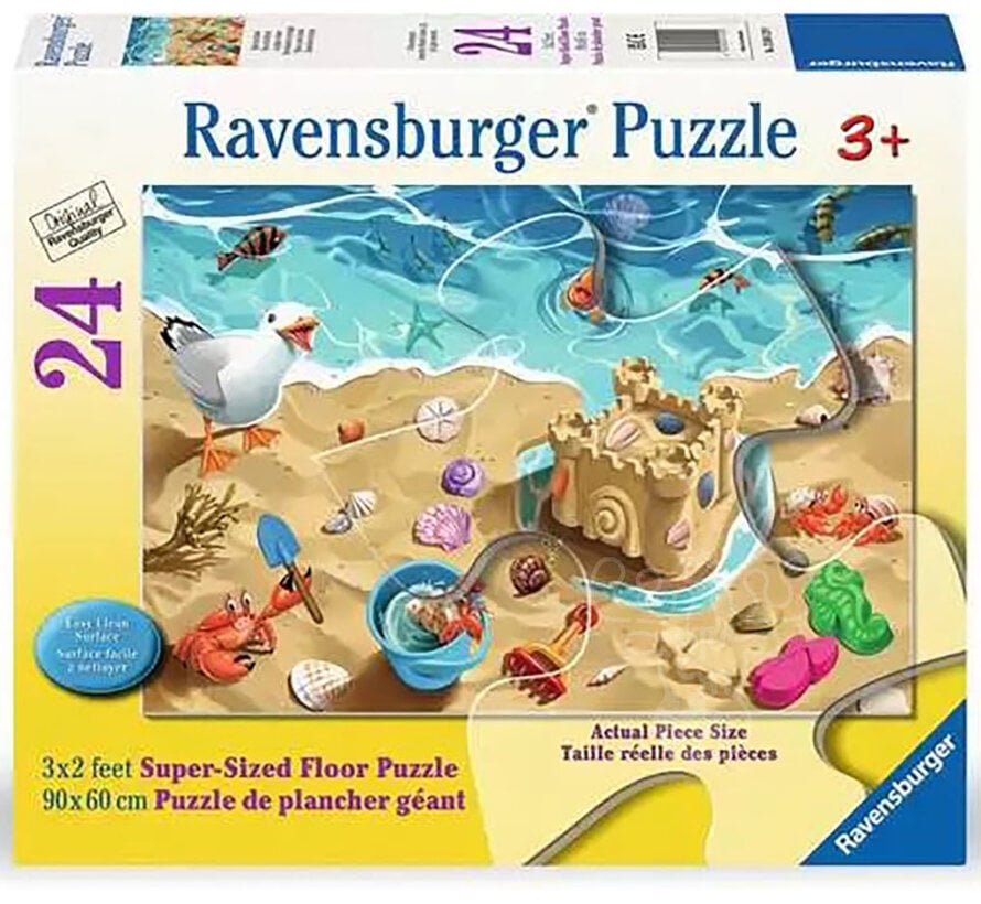 Ravensburger Fun at the Beach Giant Floor Puzzle 24pcs