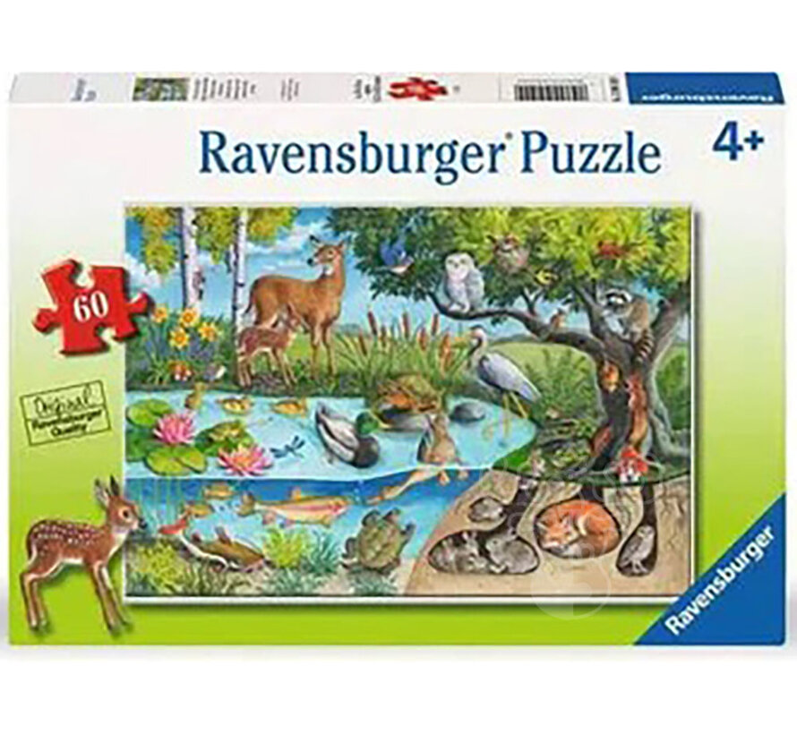 Ravensburger Animals Above and Below Puzzle 60pcs