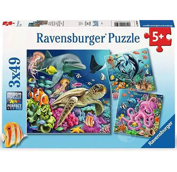 Ravensburger Ravensburger Underwater Splendor Puzzle 3 x 49pcs