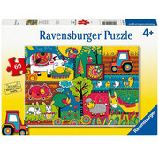 Ravensburger Ravensburger A Day at the Farm Puzzle 60pcs