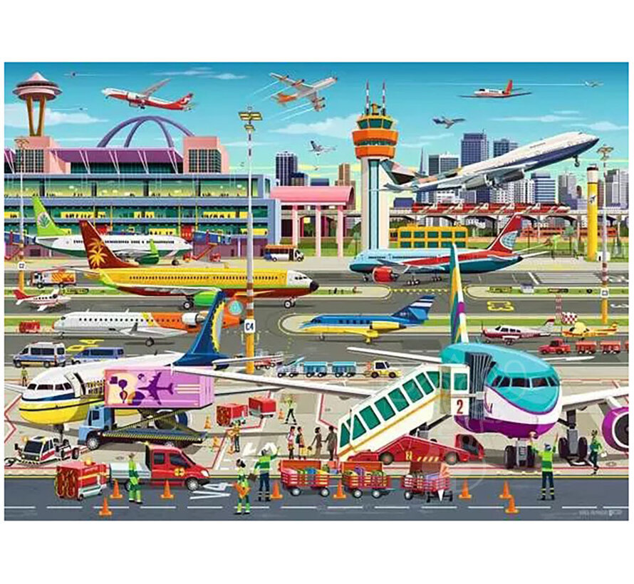 Ravensburger Airport Central Puzzle 150pcs XXL
