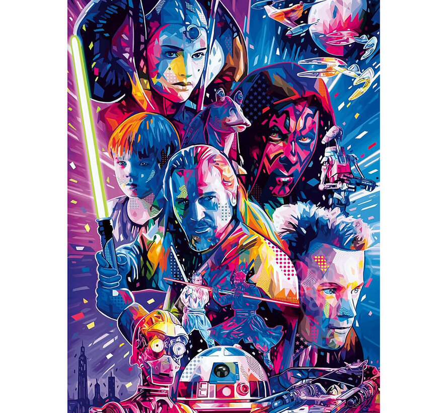 Ravensburger Star Wars The Hyperspace Collection: The Phantom Menace Large Format Puzzle 500pcs