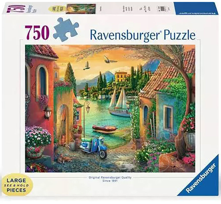 Ravensburger European Villa Views Large Format Puzzle 750pcs