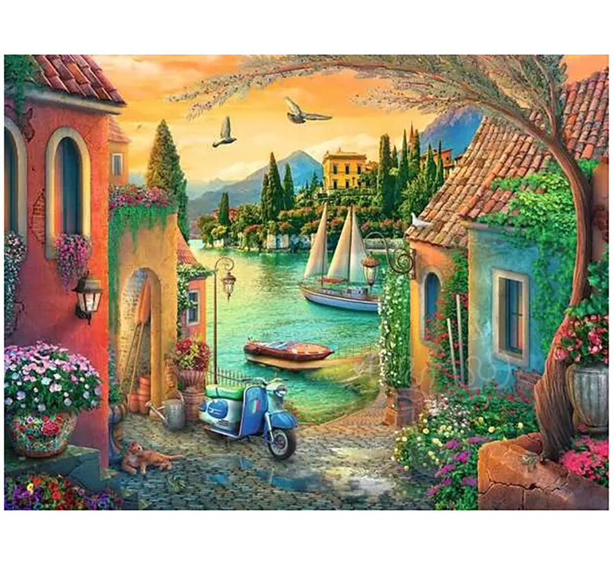 Ravensburger European Villa Views Large Format Puzzle 750pcs