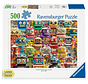 Ravensburger Retro Robots Large Format Puzzle 500pcs