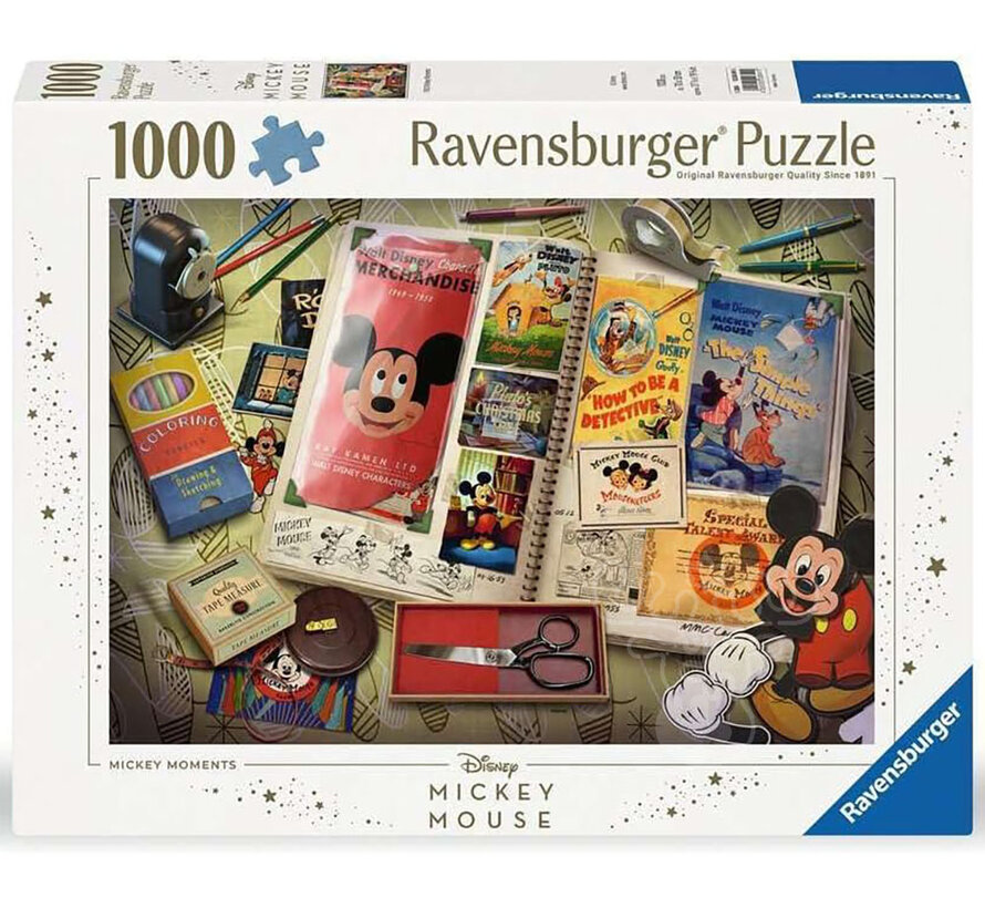 Ravensburger Disney Collectors Edition Mickey Mouse: 1950 Mickey Moments Puzzle 1000pcs
