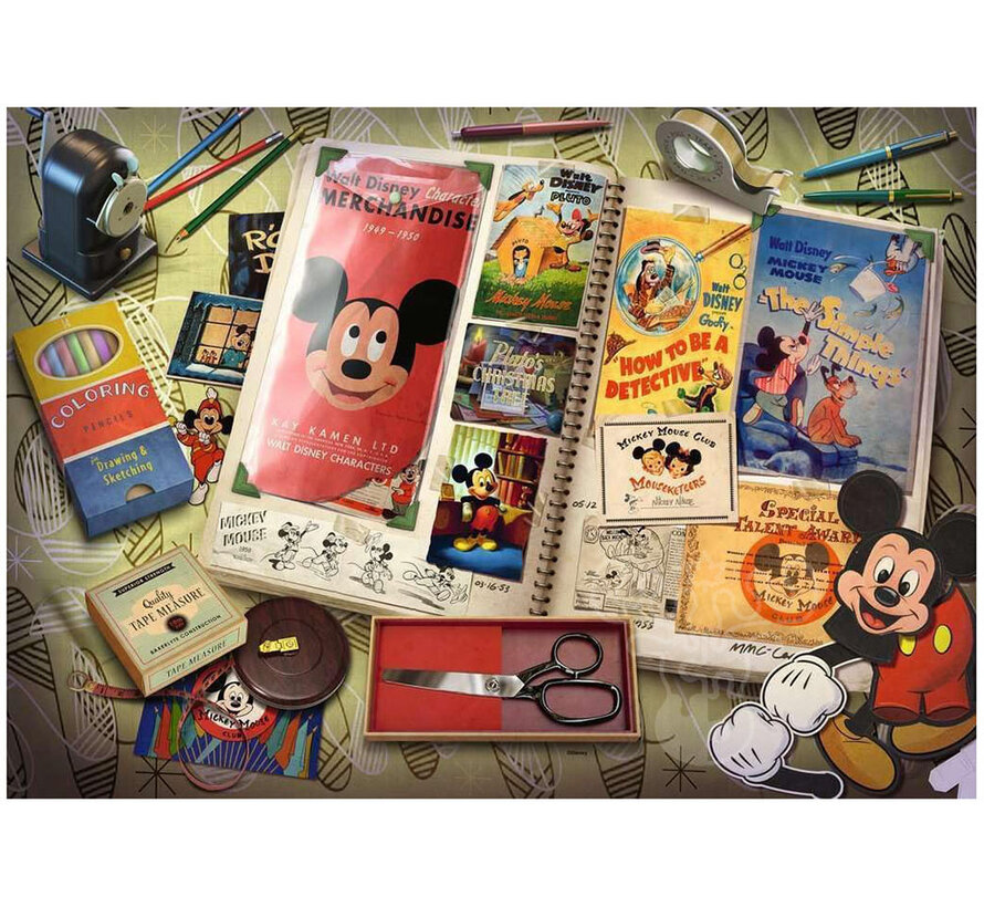 Ravensburger Disney Collectors Edition Mickey Mouse: 1950 Mickey Moments Puzzle 1000pcs