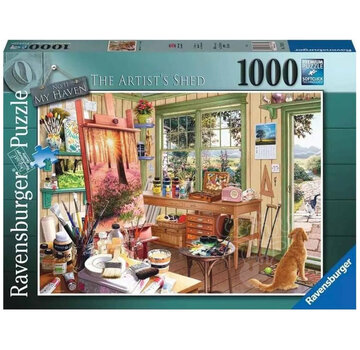 Ravensburger Ravensburger My Haven  #11 The Artist's Shed Puzzle 1000pcs