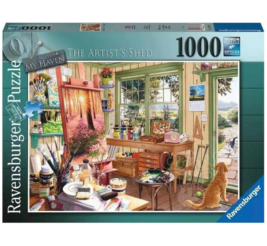 Ravensburger My Haven  #11 The Artist's Shed Puzzle 1000pcs