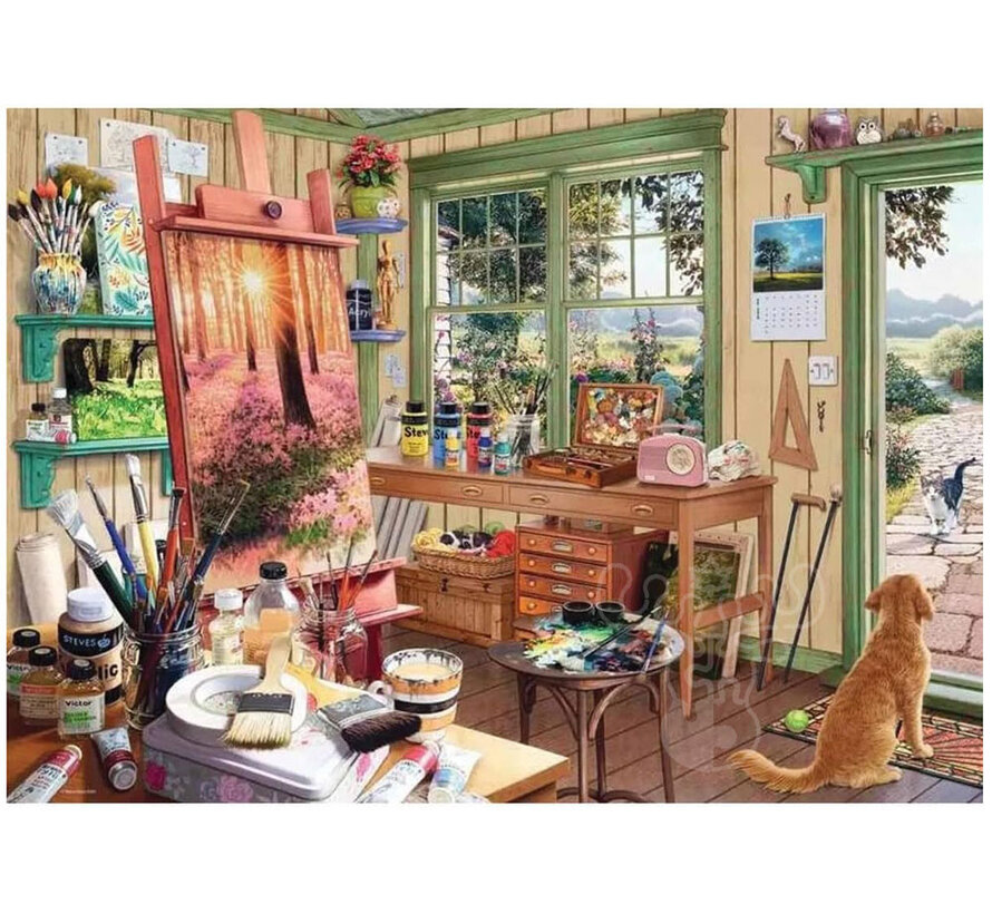 Ravensburger My Haven  #11 The Artist's Shed Puzzle 1000pcs
