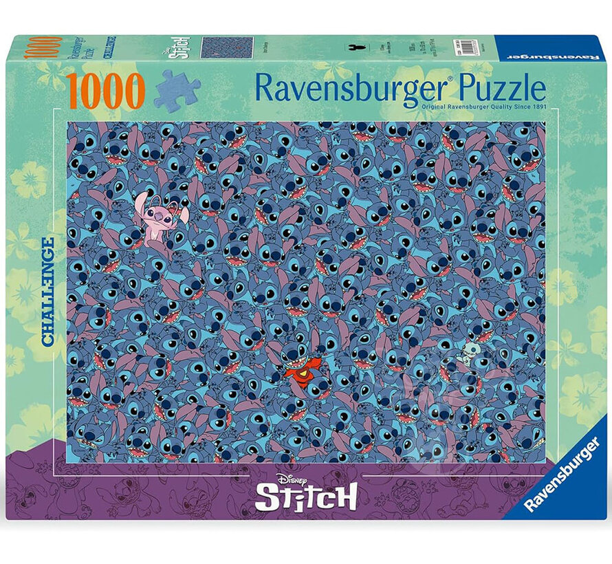 FINAL SALE Ravensburger Disney Stitch Challenge Puzzle 1000pcs