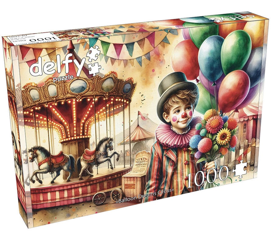 Delfy Balloon Dreams Circus Puzzle 1000pcs