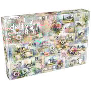 Delfy FINAL SALE Delfy Country Bliss Letters Puzzle 1000pcs - Canada Only