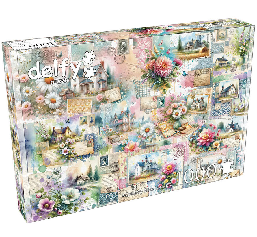 Delfy Country Bliss Letters Puzzle 1000pcs