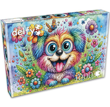 Delfy Delfy Paw-sitive Vibes Puzzle 1000pcs - Canada Only