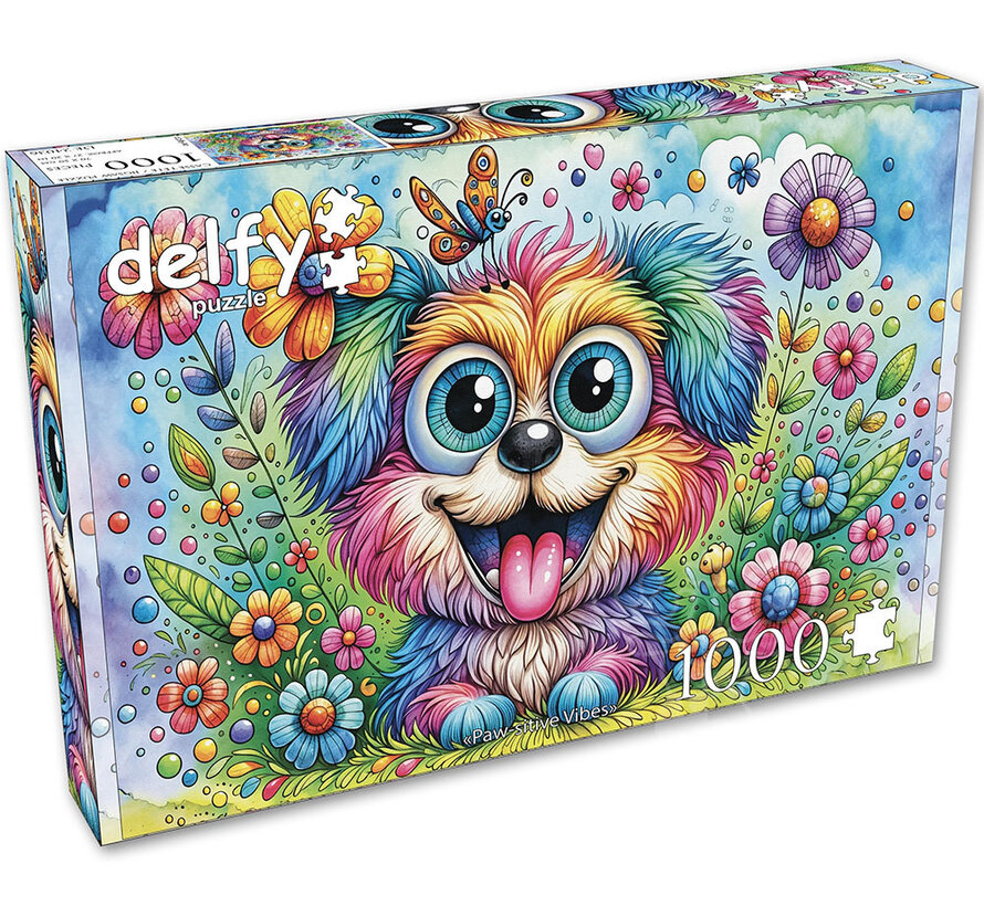 Delfy Paw-sitive Vibes Puzzle 1000pcs