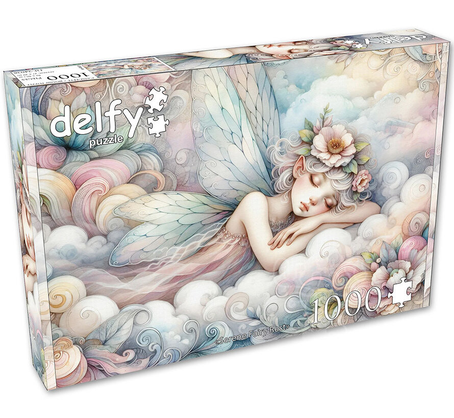 FINAL SALE Delfy Serene Fairy Rest Puzzle 1000pcs *