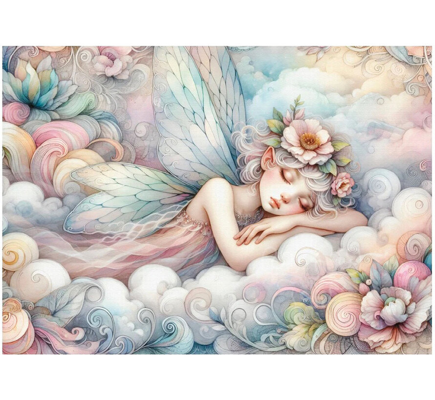 FINAL SALE Delfy Serene Fairy Rest Puzzle 1000pcs *