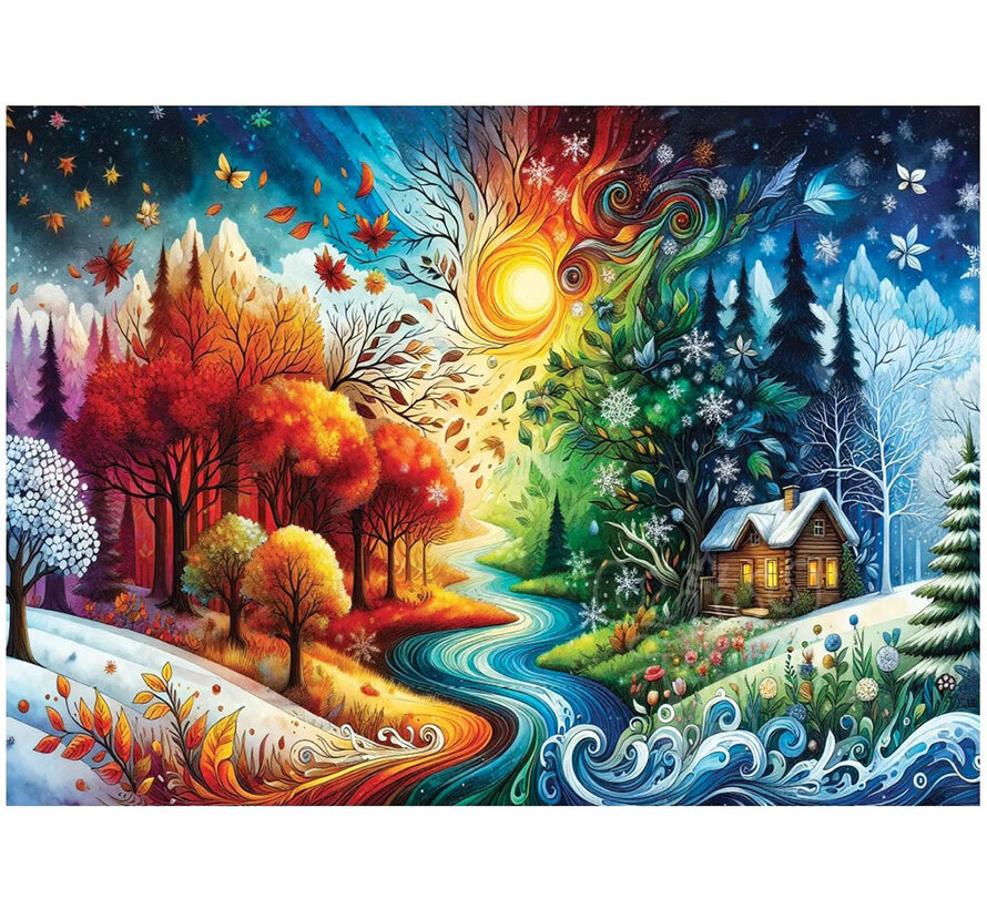 Delfy Harmony in Seasons Puzzle 1000pcs
