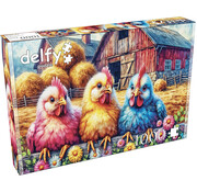 Delfy Delfy Egg-citing Trio Puzzle 1000pcs
