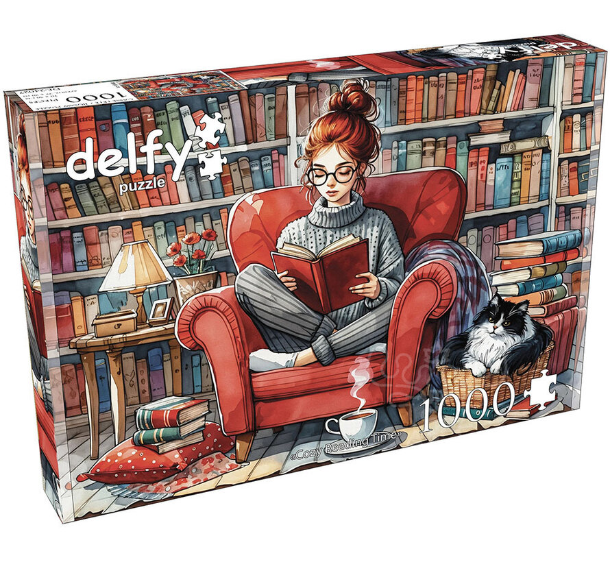 Delfy Cozy Reading Time Puzzle 1000pcs