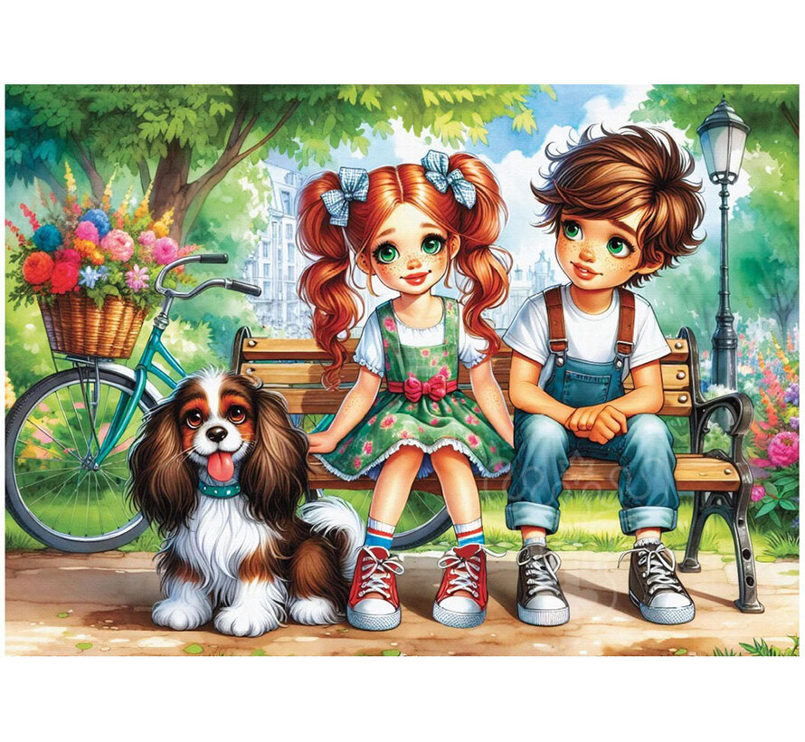 Delfy Vintage Summer Afternoon Puzzle 1000pcs