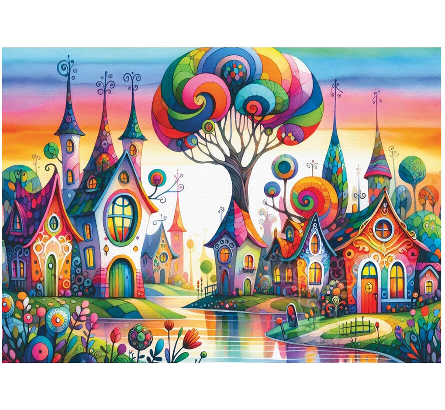 Delfy Fantasia Street Puzzle 1000pcs