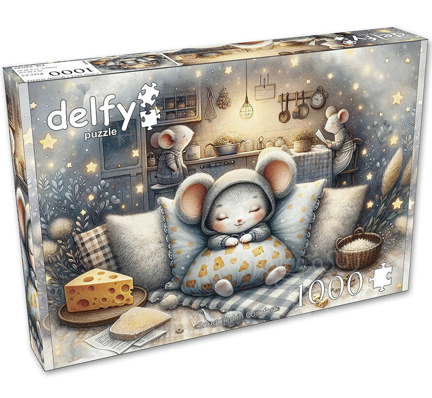 Delfy Snuggled in Comfort Puzzle 1000pcs
