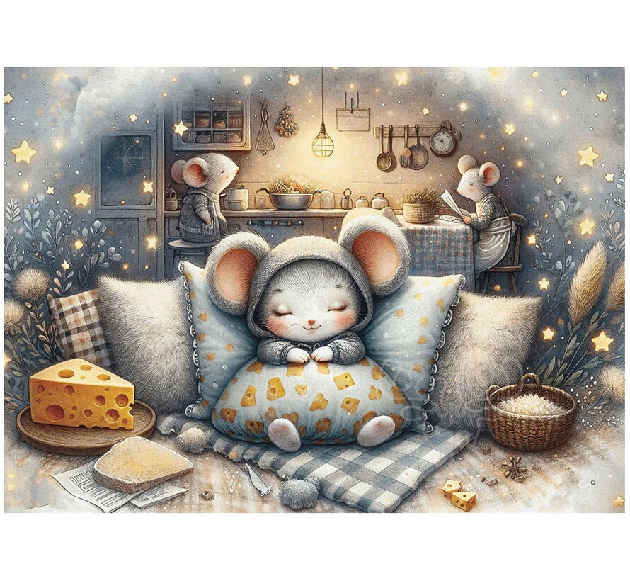 Delfy Snuggled in Comfort Puzzle 1000pcs