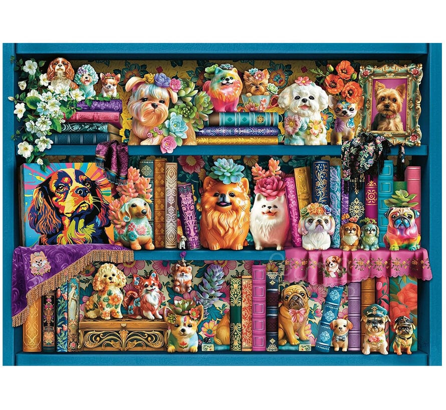 Ravensburger Precious Porcelain Pups Puzzle 500pcs