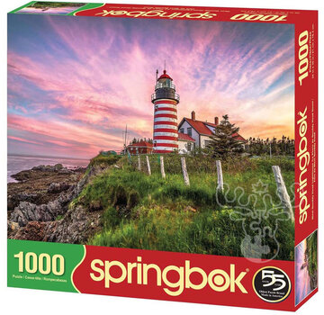 Springbok Springbok West Quoddy Head Lighthouse Puzzle 1000pcs RETIRED