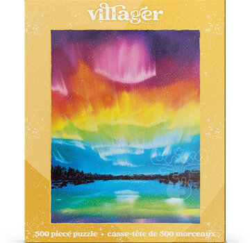 Villager Puzzles Villager Rainbow Northern Lights Puzzle 500pcs