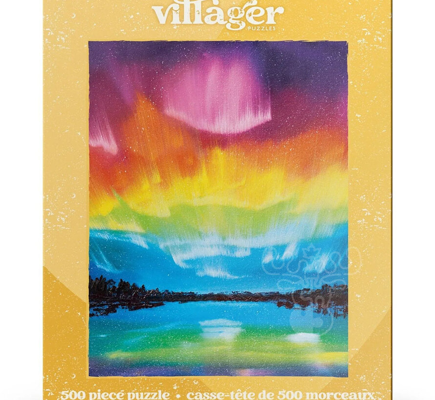 Villager Rainbow Northern Lights Puzzle 500pcs