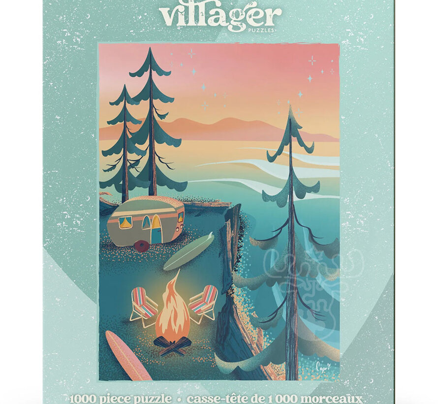 Villager Coastal Camping Puzzle 1000pcs