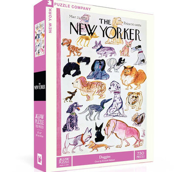New York Puzzle Company New York Puzzle Co. The New Yorker: Doggies Puzzle 750pcs