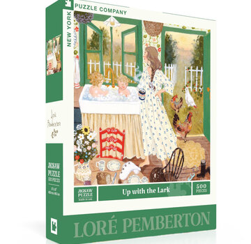 New York Puzzle Company New York Puzzle Co. Loré Pemberton: Up with the Lark Puzzle 500pcs