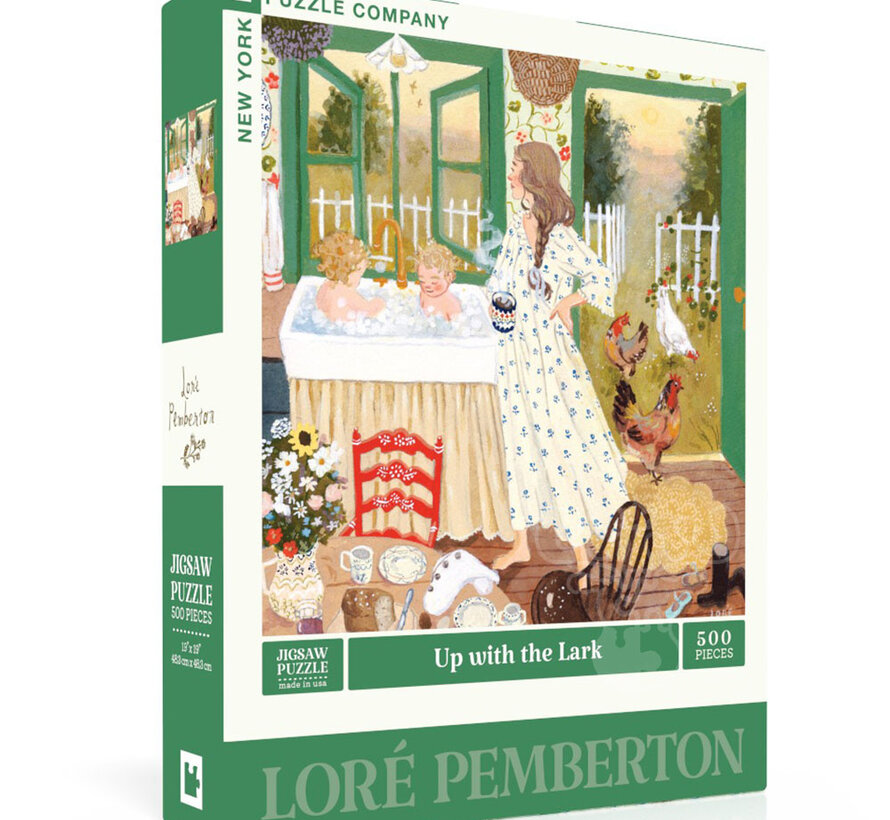 New York Puzzle Co. Loré Pemberton: Up with the Lark Puzzle 500pcs