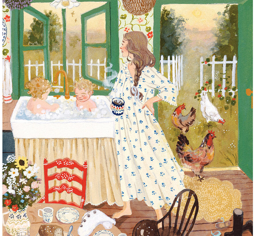 New York Puzzle Co. Loré Pemberton: Up with the Lark Puzzle 500pcs