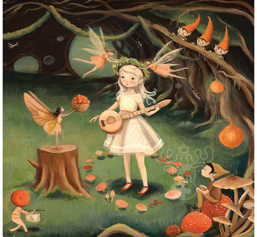 New York Puzzle Co. Dream World: Enchanted Glen Puzzle 500pcs