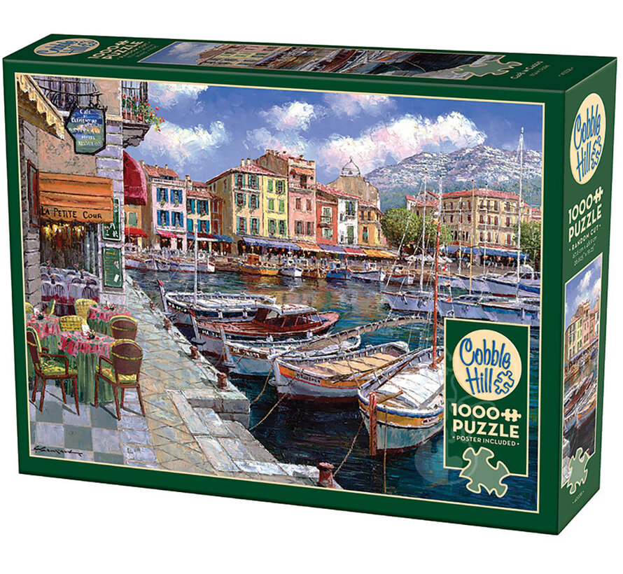 Cobble Hill Cafe in Cassis Puzzle 1000pcs