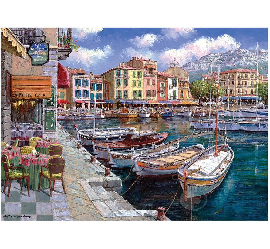 Cobble Hill Cafe in Cassis Puzzle 1000pcs