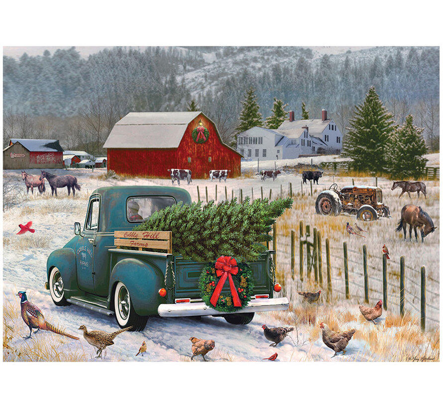 Cobble Hill Home for Christmas Puzzle 1000pcs