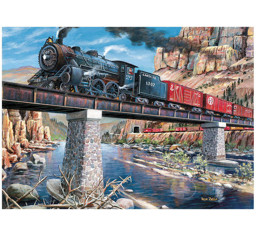 Cobble Hill Stone Steel and Steam Puzzle 1000pcs