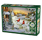 Cobble Hill Sunset Cardinals Puzzle 1000pcs