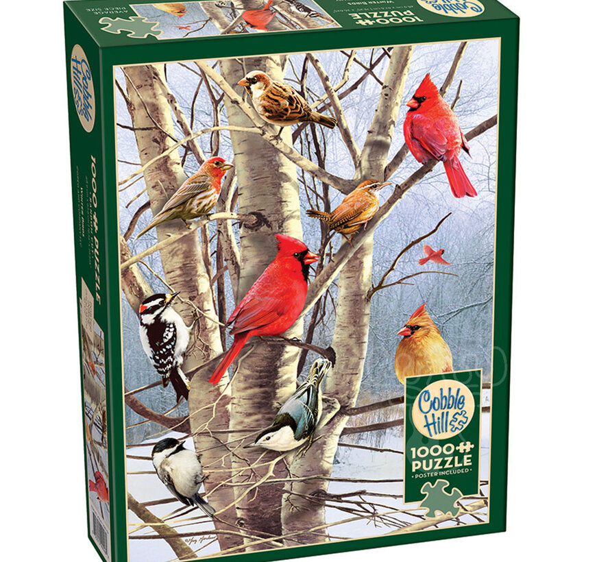 Cobble Hill Winter Birds Puzzle 1000pcs