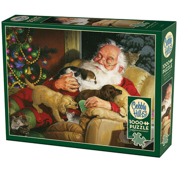 Cobble Hill Puzzles Cobble Hill Santa's Quiet Time Puzzle 1000pcs